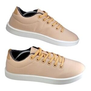 Allbirds WP Wool Piper Woven Womens Shoes Sneaker Lux Camel Blizzard Sole Sz 10